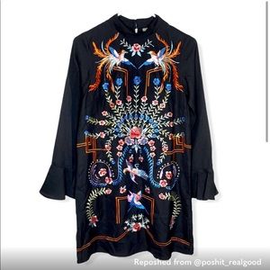 ASOS embroidered dress